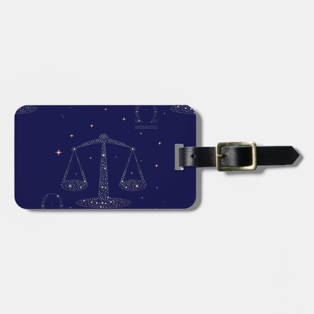 stars libra luggage tag (Front Horizontal)