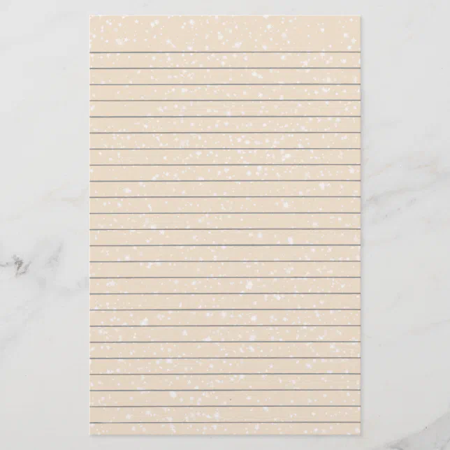Stars Lined Stationery | Zazzle