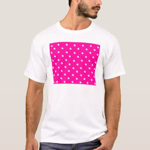 Stars Magenta White The MUSEUM Zazzle Gifts T-Shirt