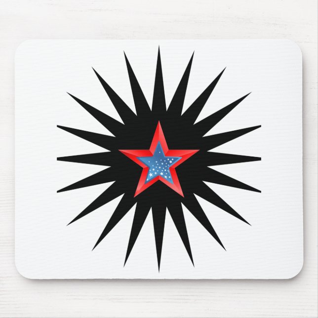 Stars mousepad. mouse pad (Front)