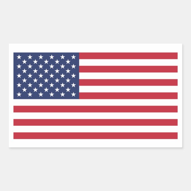Stars n Stripes 35 - Medium Rectangle Sticker (Front)