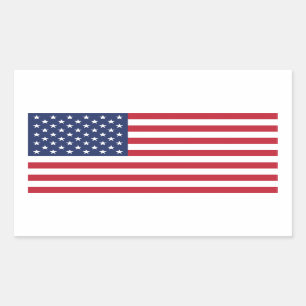 Stars n Stripes 35 - Medium Rectangle Sticker
