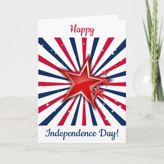 Stars 'n Stripes Freedom Card (Front)