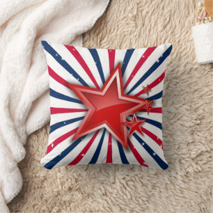 Stars 'n Stripes Freedom Throw Pillow