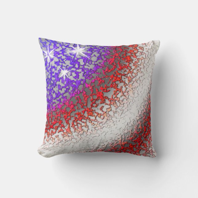 Stars-n-Stripes Throw Pillow (Front)