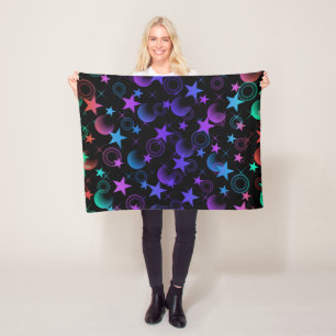 Stars 'n Stuff Pattern Fleece Blanket