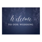 Stars Night Celestial Wedding Welcome Sign 28x20