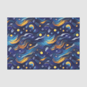 Stars Night Sky Birthday Tissue Paper