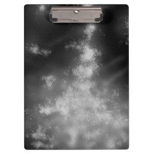 Stars Night Sky Midnight Gray Milky Way Clipboard