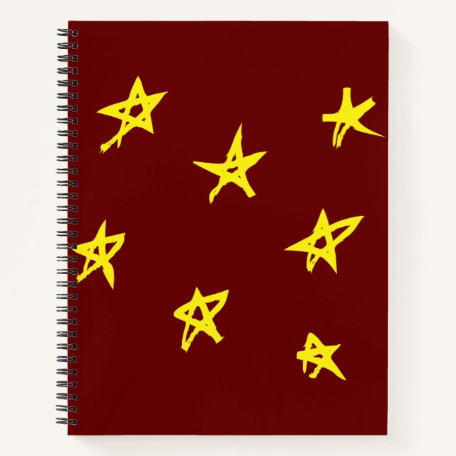 Stars Notepad  Notebook (Front)