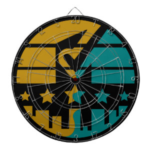 Stars of Approval - A Modern Perspective Dartboard