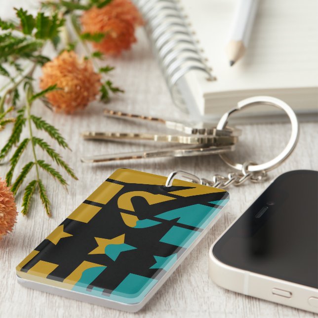 Stars of Approval - A Modern Perspective Keychain (Front Right)