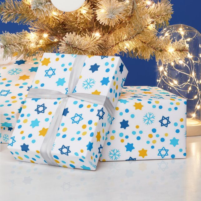 Stars Of David Wrapping Paper (Holidays)
