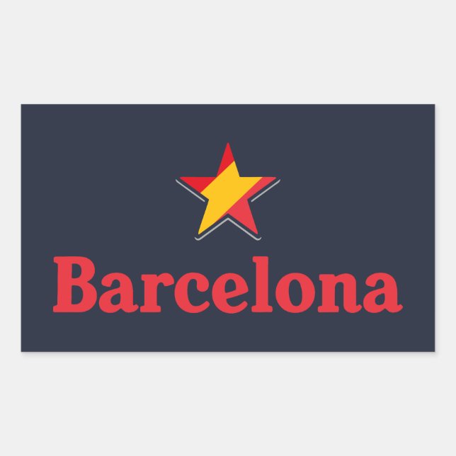 Stars of Spain – Barcelona Sticker (Front)
