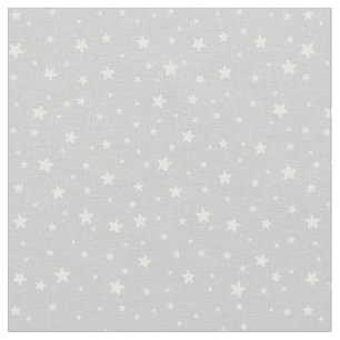 Stars on Grey Fabric