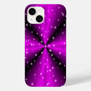 Stars on Rainbow in elephanten-skin leather optic Case-Mate iPhone 14 Case