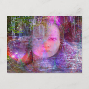 Stars on Water Postcard