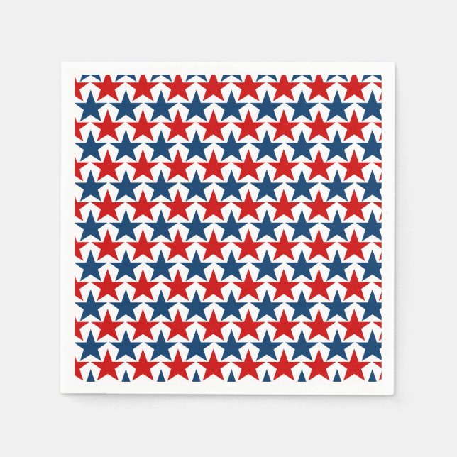 Stars Paper Napkins (Front)
