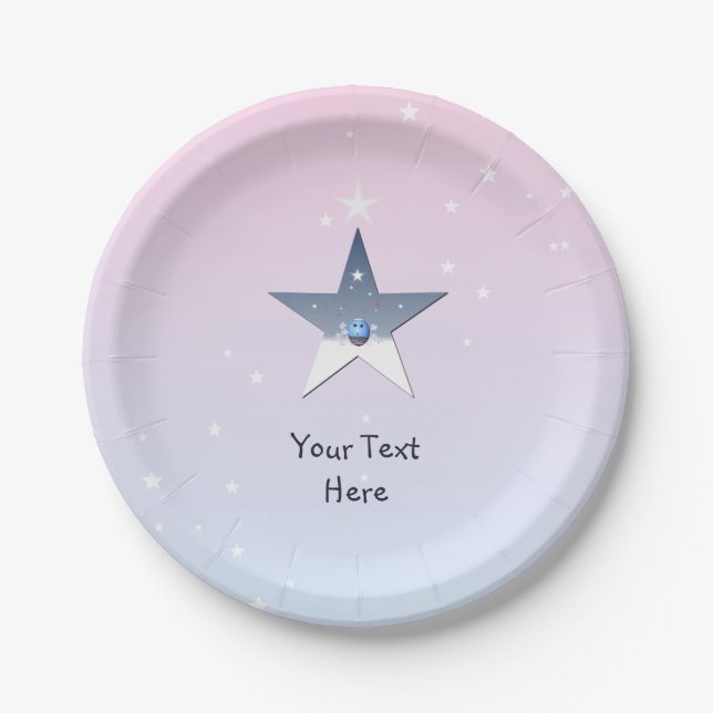 Stars Paper Plate (Front)