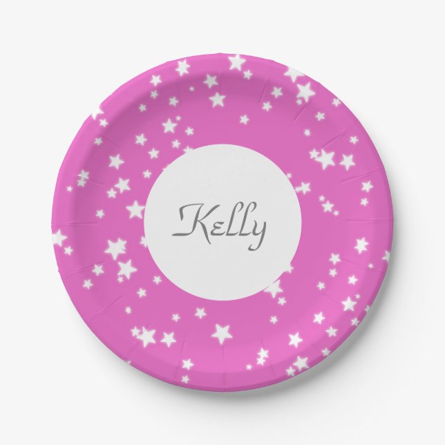 Stars Paper Plate (Front)