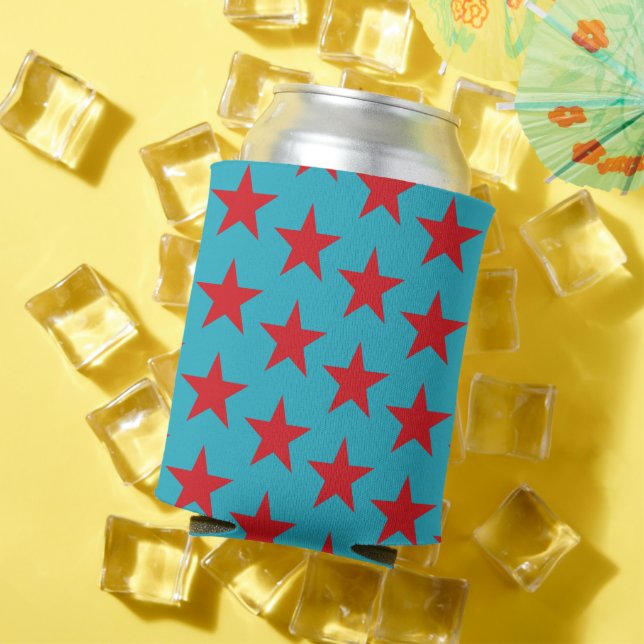 Stars Pattern 13 Can Cooler (In Situ Summer)