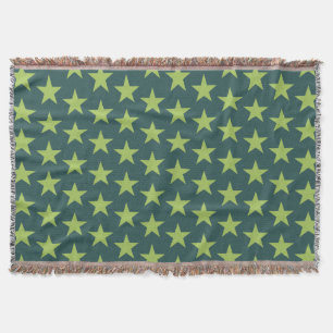 Stars Pattern 17 Throw Blanket