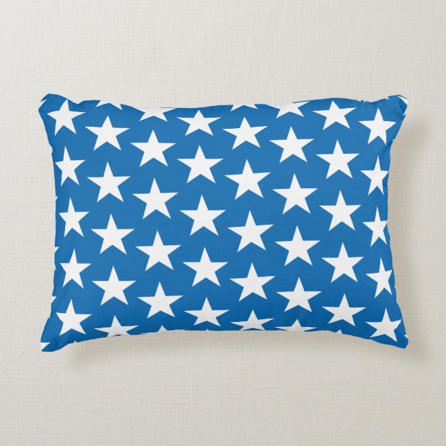 Stars Pattern 21 Accent Pillow (Front)