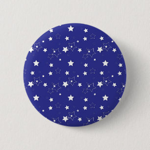 Stars pattern 2 inch round button