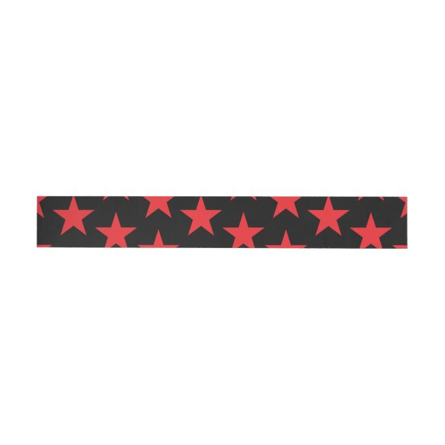 Stars Pattern 9 Wrap Around Label (Individual)