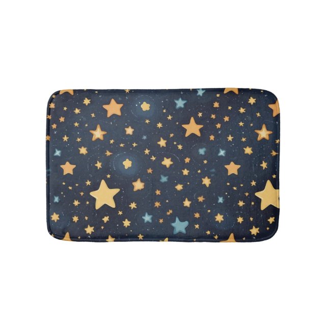 Stars pattern bath mat (Front)