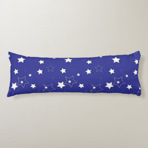 Stars pattern body pillow