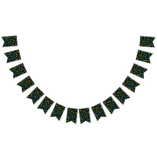 Stars pattern bunting flags