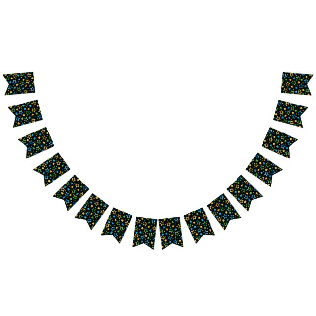 Stars pattern bunting flags (All)