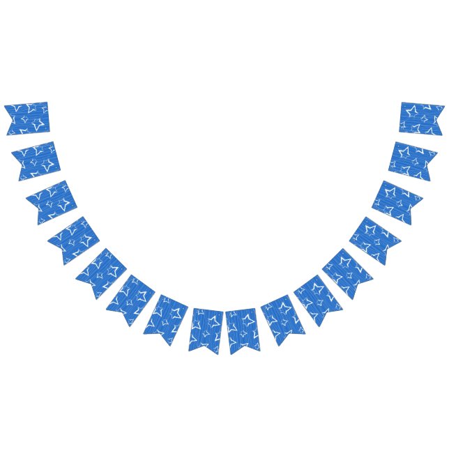 Stars pattern bunting flags (All)