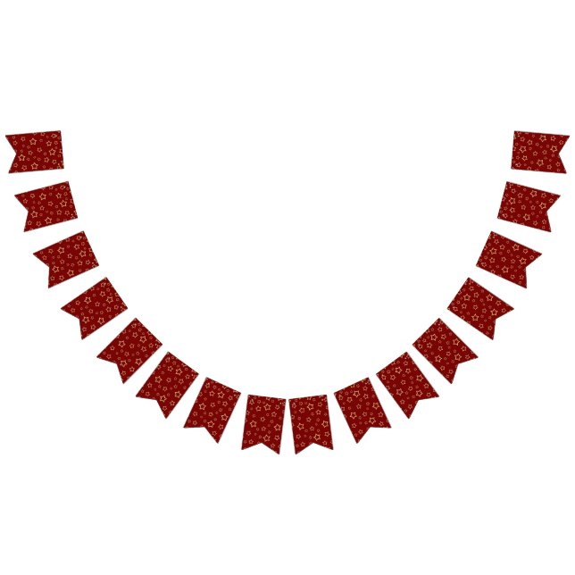 Stars pattern bunting flags (All)