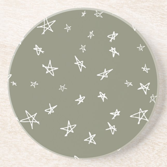 Stars pattern coaster (Front)