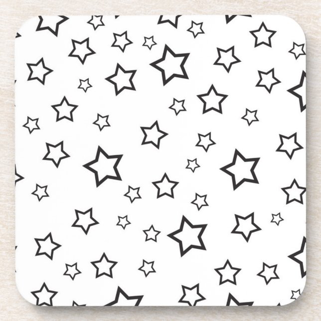 Stars pattern coaster (Front)