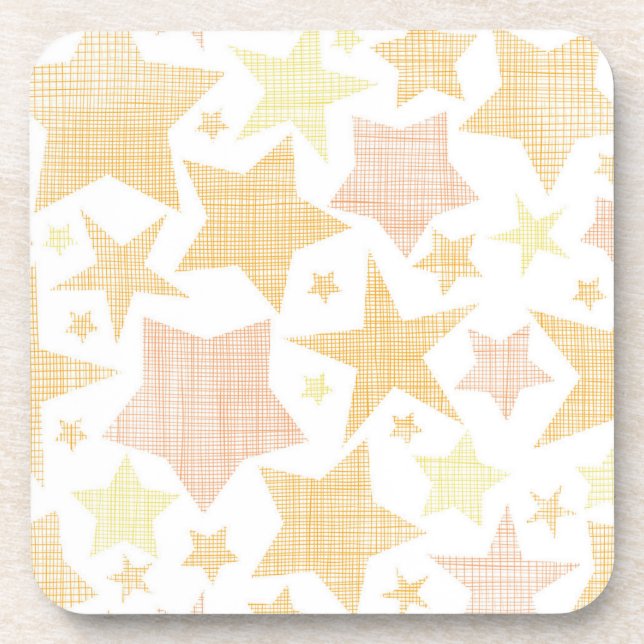 Stars pattern coaster (Front)