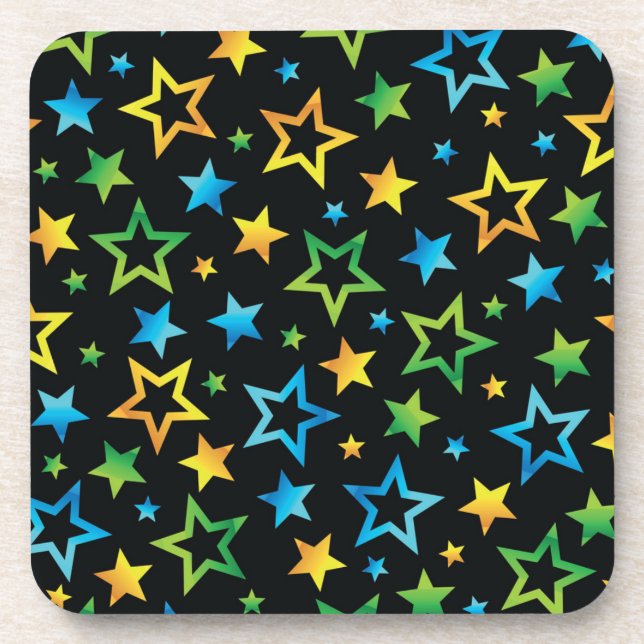 Stars pattern coaster (Front)