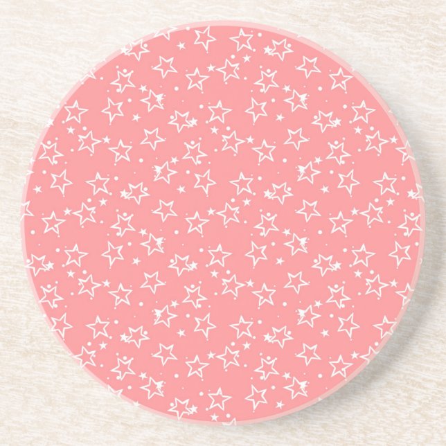 Stars pattern coaster (Front)