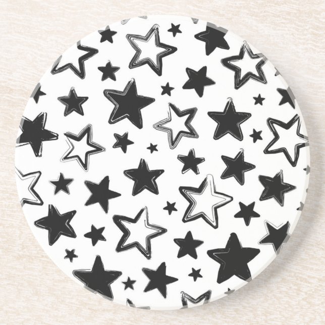 Stars pattern coaster (Front)