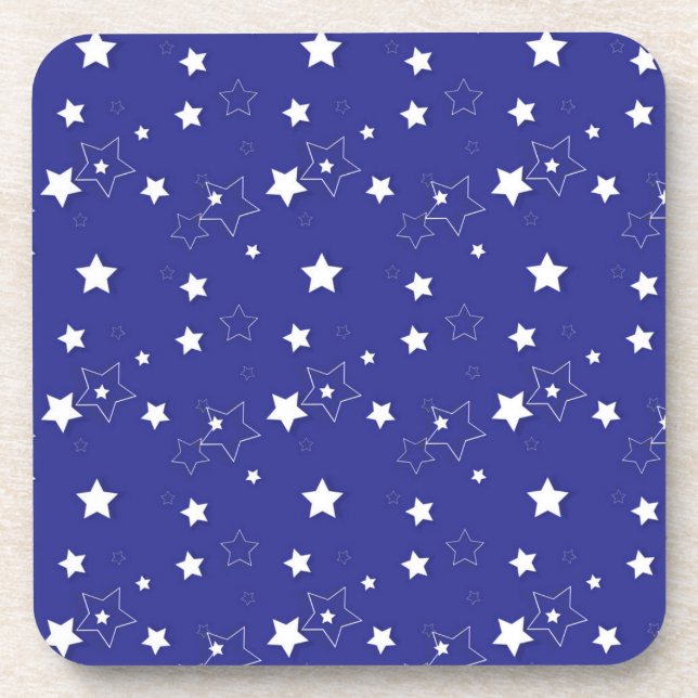 Stars pattern coaster (Front)