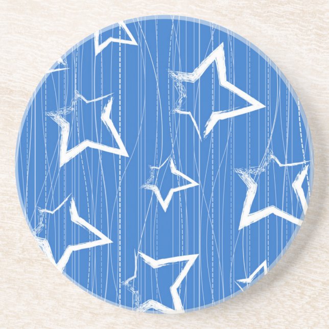 Stars pattern coaster (Front)