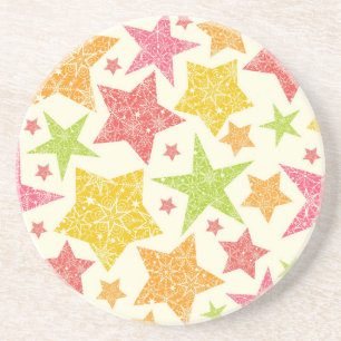 Stars pattern coaster