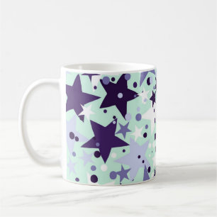 Stars pattern coffee mug