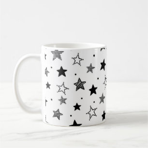 Stars pattern coffee mug