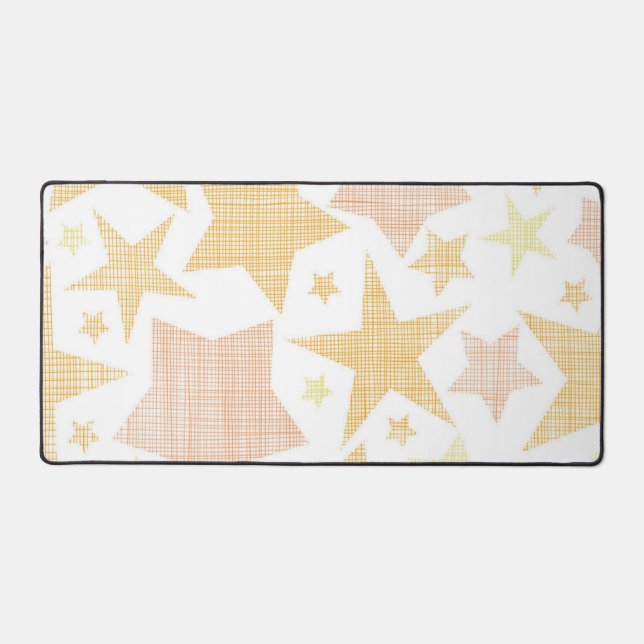 Stars pattern desk mat (Front)
