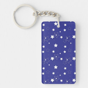 Stars pattern keychain