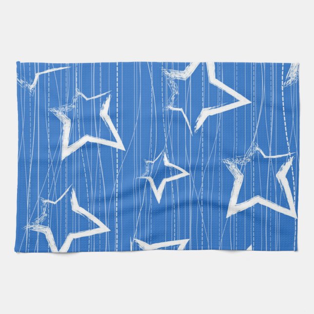 Stars pattern kitchen towel (Horizontal)