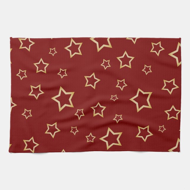 Stars pattern kitchen towel (Horizontal)